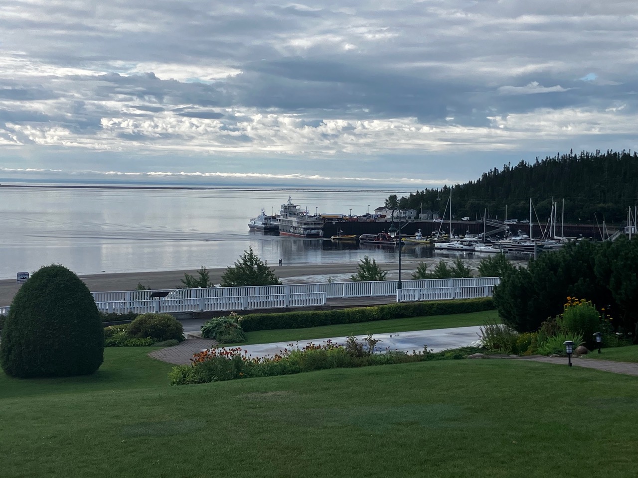 View of the marina and harbor